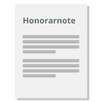 Honorarnote (Standard)